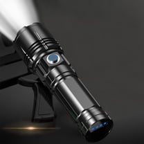 RKZDSR LED Flashlight,1000 Lumens Super Bright Flashlight, Zoomable, Rechargeable Flashlight With 4 Modes,, Powerful Handheld Flashlight