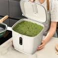 thumbnail image 1 of RKZDSR Large Airtight Rice Dispenser - Rice Bucket with Lid for Grain, Flour, Rice, and Pet Foods - Countertop Rice Storage Container - Household Cereal Dispenser with Proof-Proof Design, 1 of 8