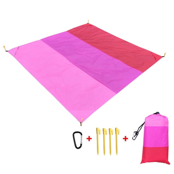 RKZDSR Large Waterproof Beach Blanket, Sand-Proof Outdoor Picnic Mat for Family Travel