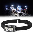 thumbnail image 1 of RKZDSR Long-life LED Head-mounted Flashlight - Strong Light Miner's Lamp with Red Light, Rechargeable and Induction Charging Headlight for Outdoor Use, 1 of 9