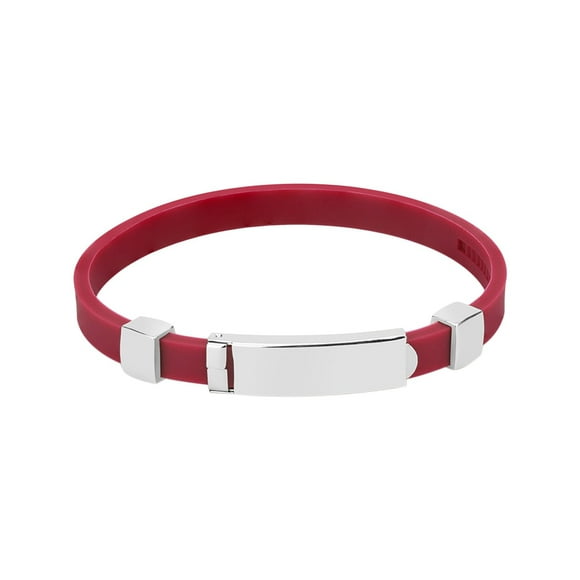 Magnetic Balance Bracelet for Men and Women - Stainless Steel Vertigo Bracelet with Antistatic Wrist Band - Sports Silicone Bracelet for Unisex