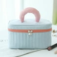thumbnail image 1 of RKZDSR Makeup Bag Hand-in-Hand Toiletries Storage Box with Cute Girl Design and Large Capacity, 1 of 3
