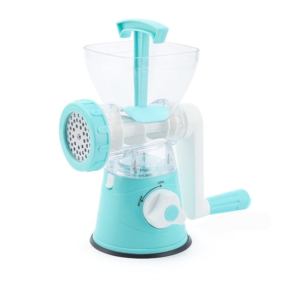 RKZDSR Manual Meat Grinder, Heavy Duty Meat Mincer Sausage Stuffer, 3-in-1 Hand Grinder With Stainless Steel Blades For Meat, Sausage, Cookies, Easy To Clean