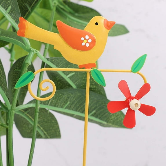 RKZDSR Metal Garden Stake for Outdoor Decoration - Potted Flower Pot Plug-in for Yard and Garden Décor