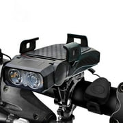 RKZDSR Multi-Function Bike Phone Stand with High Brightness Headlight, USB Charging, Waterproof Design   Perfect for Night Riding, Cycling Accessories, and Emergency Power Supply
