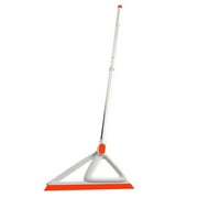 RKZDSR Multifunction Floor Squeegee, Household Silicone Wiper Magic Broom Non-Stick Hair Sweeping Tool Super Wiper Soft Mop Floor Scraping Sweeper For Bathroom Cleaning Orange