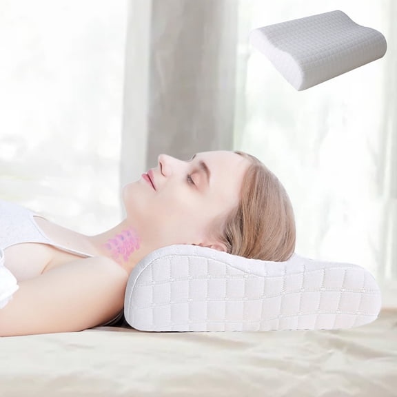 RKZDSR Natural Premium Latexes Pillow, Extra Soft Standard Latexes Pillow For Side, Back, And Stomach Sleepers, Removable Breathable Cotton Cover (19.7×11.8×3.1×2.3in)