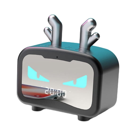 RKZDSR New Private Model M1 Clock Bluetooth Speaker Mirror Creative Portable Alarm Clock Mini Mini Sound Gift