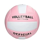 RKZDSR Official Size 5 Volleyball - Super Soft Beach & Indoor Volleyball for Training, Competition & Recreation - Waterproof & Durable PVC Volleyball for Beginners & Pros