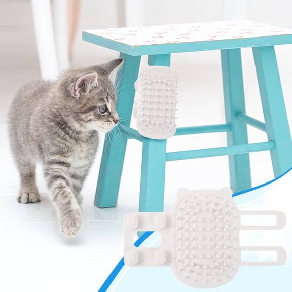 RKZDSR Pet Tickling Tool - Silicone Itch Rub Toy for Cats, Eco-Friendly Material for Pet Decompression, Perfect for Combined Use on Table Legs