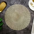 thumbnail image 1 of RKZDSR Placemats: Hollowed Out Insulation Mat Solid Polyvinyl Chloride Leather Placemats , Coffee Mats, Kitchen Table Mats, , Easy To Clean Kitchen Table Mats, 1 of 3