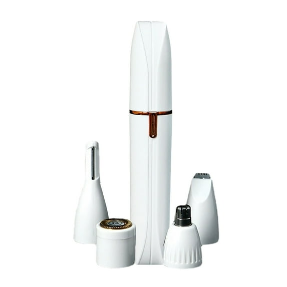 RKZDSR Portable 4-in-1 Electric Hair Trimmer - Nose, Ear, Eyebrow, and Body Shaver for Home and Travel, Suitable for Face and Bikini Line Epilation