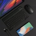 thumbnail image 1 of RKZDSR Portable Bluetooth Keyboard & Mouse - Wireless BT Keyboard and Mouse Combo for Android, PC, and Tablets, Perfect for On-the-Go Productivity and Convenience, 1 of 5