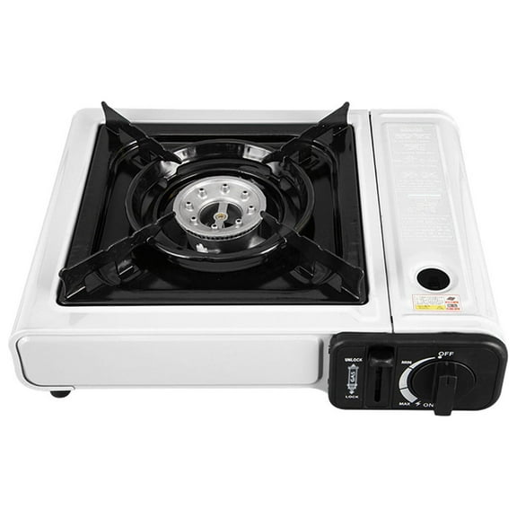 RKZDSR Portable Butane Stove, Single Gas Stove, Camping And Backpacking Essential, High Performance,Double Wind Guard, Aluminum Alloy And Safe