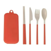 RKZDSR Portable Cutlery Set with Detachable Knives, Spoons, Forks, and Chopsticks – Travel Utensil Set, Reusable Lunch Box Accessories, Eco-Friendly Dining Tools and Camping