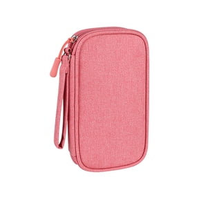 RKZDSR Portable Digital Accessory Storage Bag - Travel Case for Data Cables, Power Banks, Phones, and Hard Drives, Offering Protection and Organization