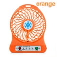 thumbnail image 1 of RKZDSR Portable Rechargeable LED Light Fan - Mini Desk Fan with USB and 18650 Battery for Office, Bedroom, Table, and Outdoor Use, 1 of 7