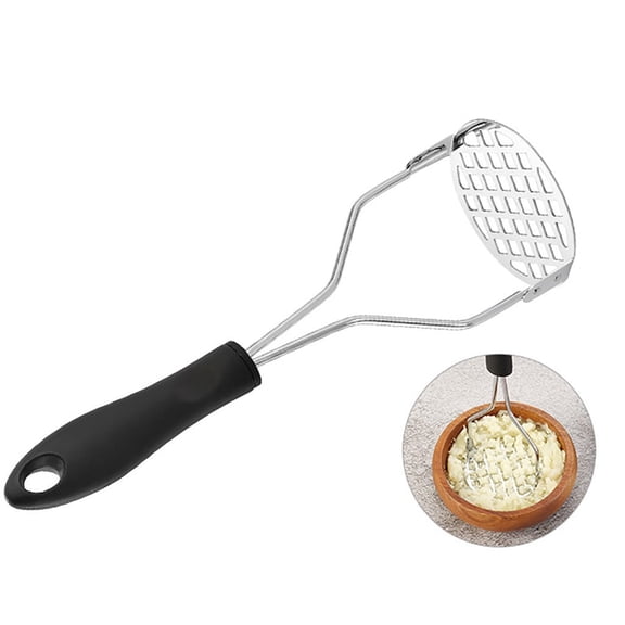 RKZDSR Potato Masher, Heavy Duty Stainless Steel Potato Masher Kitchen Tool For Avocado, Mashed Potatoes, Beans, Vegetables etc