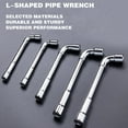 thumbnail image 1 of RKZDSR RKZDSR Home Decor, Plated, Polish Finish L Shaped Angled Hex Socket Wrench & Set, 6 Piece, 1 of 9
