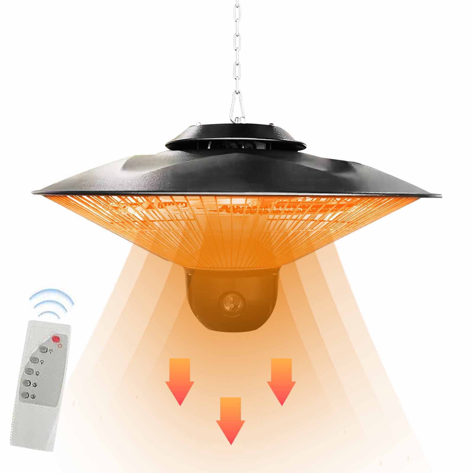 RKZDSR Savings! Patio Heater, 1500W Electric Hanging Patio Heater For Outdoors/Indoors, 3s Fast