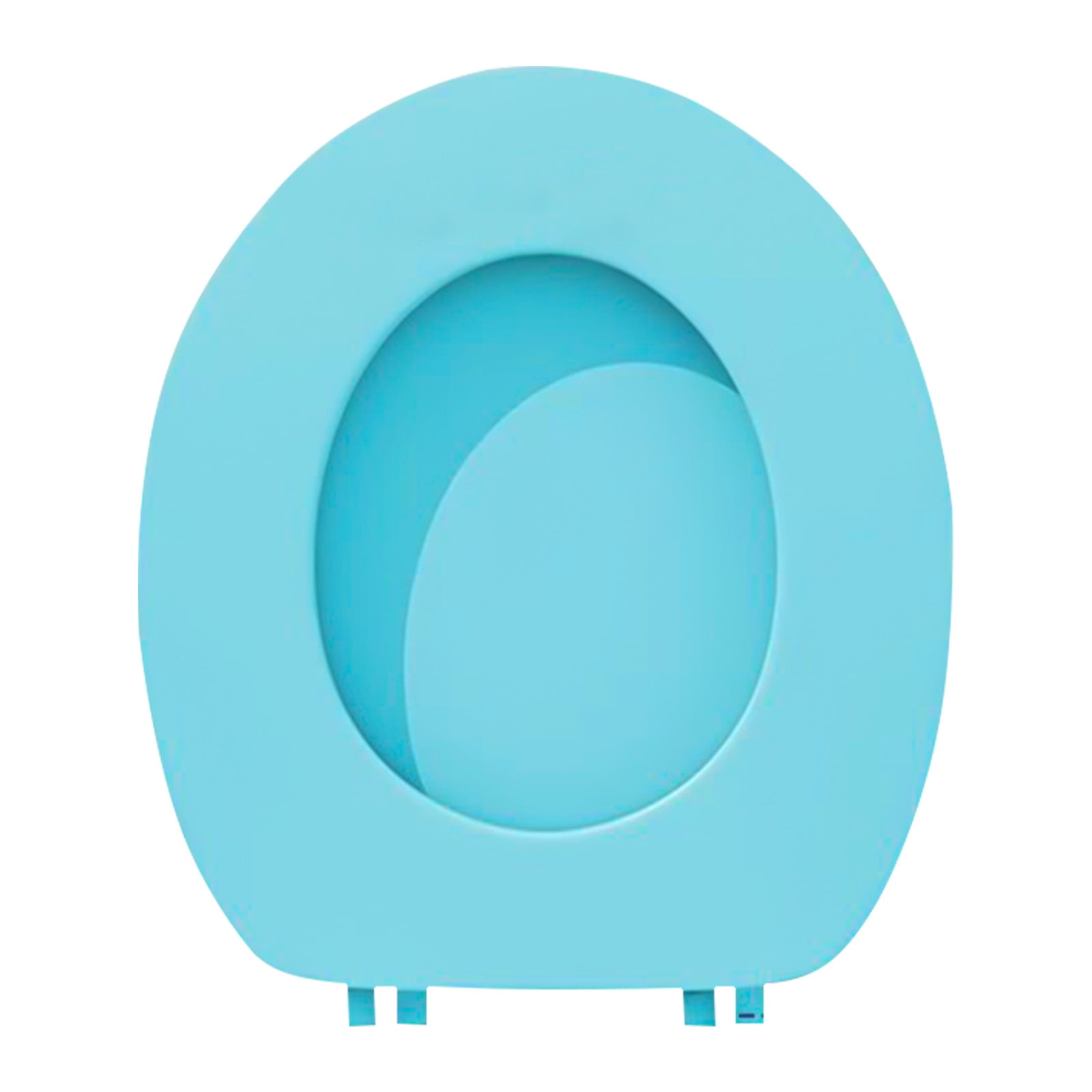 RKZDSR Soft Elongated Vinyl Toilet Seat, Soft Vinyl Cover With Comfort