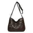 thumbnail image 1 of RKZDSR Soft Leather Shoulder Bag Mom's Bag, Ladies' Multi-Compartment Crossbody Bag with Large Capacity, 1 of 5