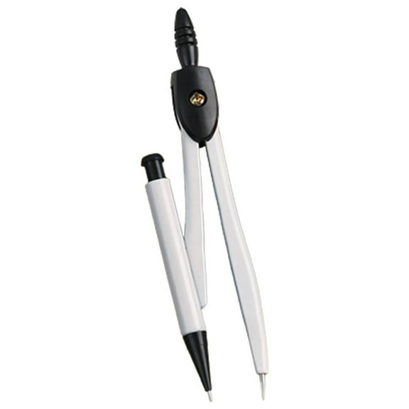 RKZDSR Stainless Steel Drawing Compass Set: Includes Lead Core, Eraser, Protractor, and Geometry Tools for Architects and Engineers Perfect for Maths and Scribing