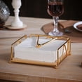 thumbnail image 1 of RKZDSR Stainless Steel Tissue Box Holder - Stylish Napkin Rack with Wooden Base for Kitchen & Bathroom - Space Saving Design, Perfect for Hotels, Restaurants, and Coffee Shops, 1 of 7