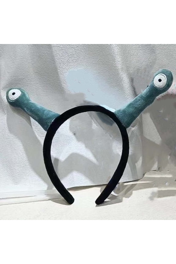 Super Cute Snail Hair Band - Funny Eye Hair Clip, Plush Headband for a Cute and Adorable Look