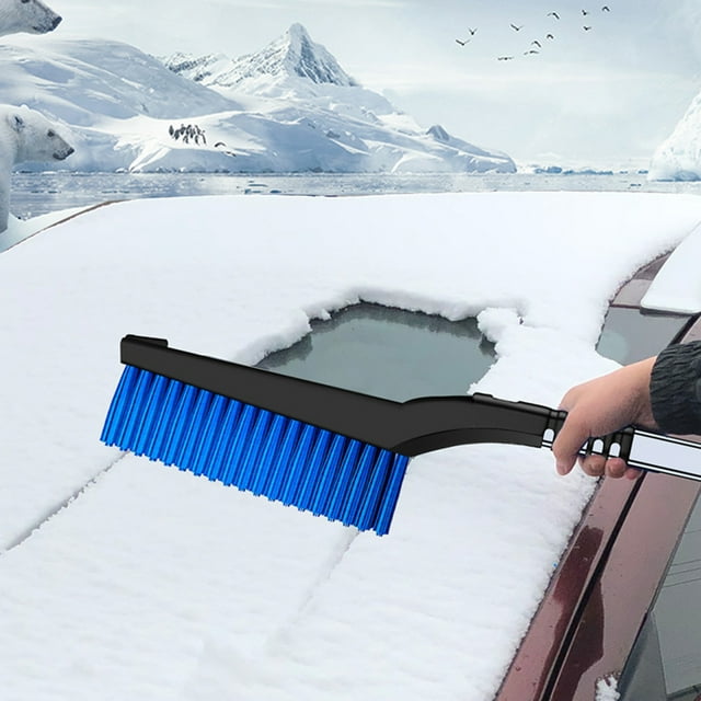 RKZDSR Telescopic Ice Scraper and Snow Shovel for Cars Adjustable