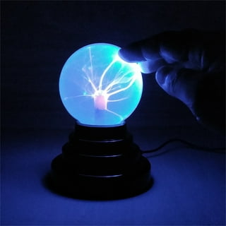 Plasma Ball, RAYWER 6 inch Touch & Sound Sensitive Plasma Globe, Blue  Nebula Novelty Lamp, Christmas, Party, Gift, Decoration 
