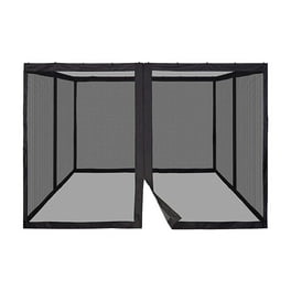 Mosquito Net with 4 Side Zipper for Universal Outdoor Up Canopy Tent DIY Curtain Style Canopy Screen Walls Only Mosquito Net 360 360cm Walmart