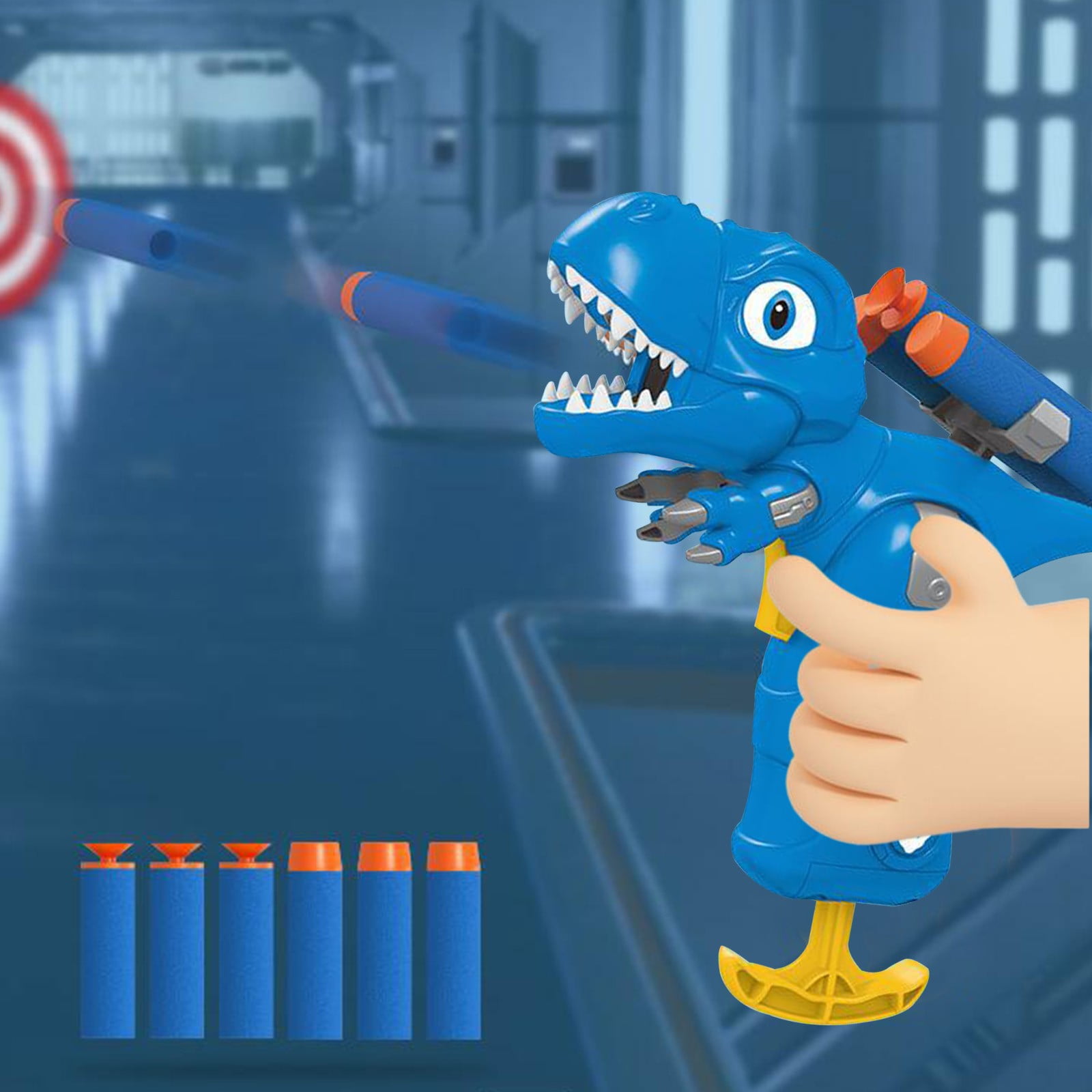 RKZDSR Universal Rotating Spray Dinosaur Toy Soft Model for Kids