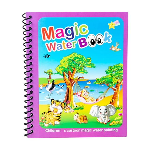 RKZDSR Water Painting Book Water Painting Book Reusable Water Painting ...