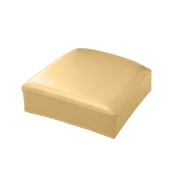 RKZDSR Waterproof Dining Chair Seat Covers Set, Faux Leather Chair Slipcovers, Removable Washable Chair Protectors, Set of Rear Covers