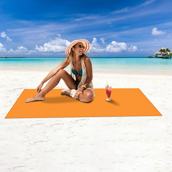 RKZDSR Waterproof Picnic Blanket - 140x100cm Extra Large Outdoor Camping Mat Sand-Free Beach Blanket for Family, Travel, Park
