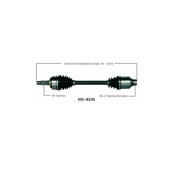 RL 05-08 TL 09-12 3.5L Pasr Side CV Shaft Axle Complete Assembly - New In Box - for Acura Fitment - 3 Year Warranty