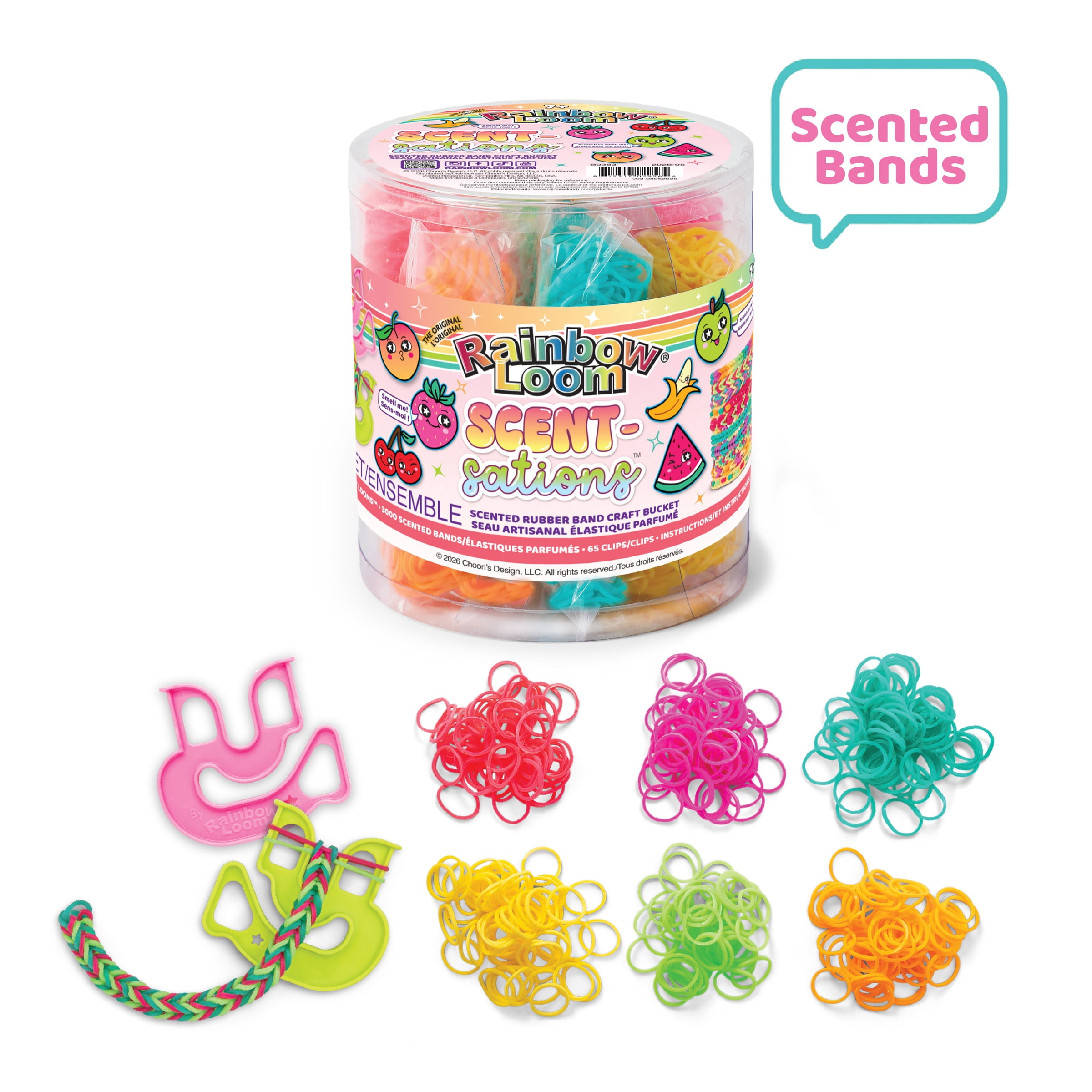 Rainbow Loom Scent-Sations Scented Rubber Bands Bracelet Making Kit