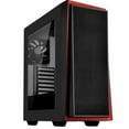 thumbnail image 1 of Silverstone RL06BR-W Atx Tower Computer Case With 120 mm. Exhaust Fan In Black And Red With Side Panel Window - 12 x 10.2 in., 1 of 5