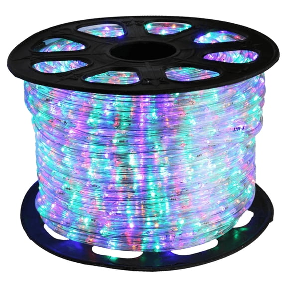 RL100 LED Low Voltage Rope Lights 50 FT Outdoor IP65 3000K, 5000K, Multi Color RGB, Pink, Purple, Red, Yellow, Blue, Green