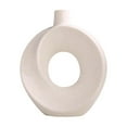 thumbnail image 1 of RLATCR Ceramic Donut Vase, ARTISTIC Donut Vases for Home Decoration, Ceramic Vase Ornaments Desk Decor, 1 of 5