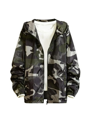 Plus size oversized camo jacket hot sale