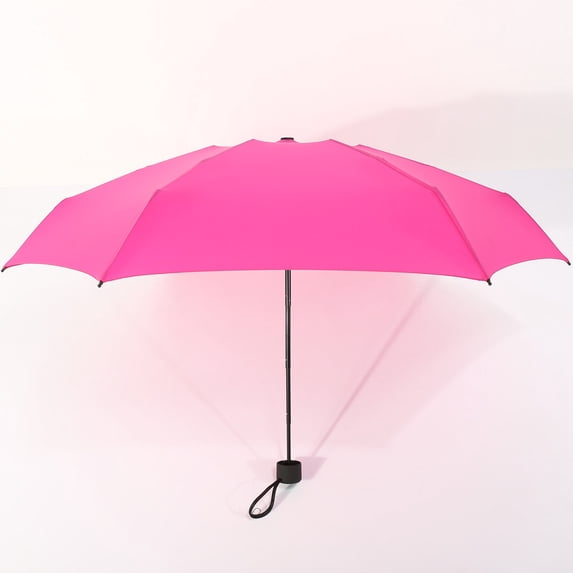 RLATCR Mini 5-Fold Compact Umbrella - Lightweight Windproof Travel Umbrella with Sun & Rain Protection, Fits in Pocket