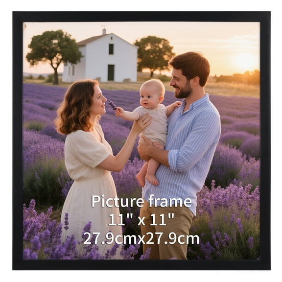 RLAVBL 11x11 Classic Home Gallery Picture Frame(1 Pack), Black