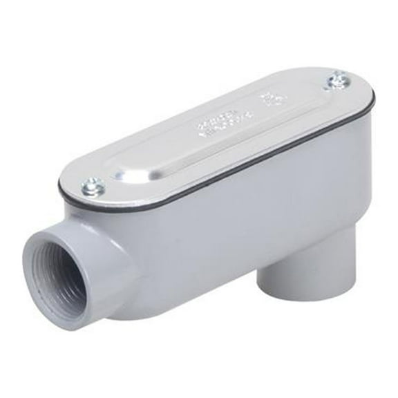 RLB100 1-In. Threaded Oval Conduit Body - Quantity 5