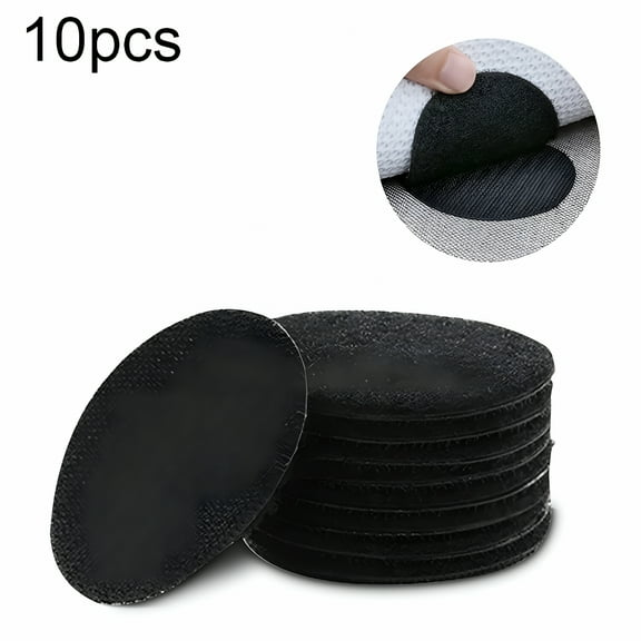 RLESO 10 Pack Rug Grippers for Hardwood Floors - Non Slip Rug Pads with Double Sided Adhesive Tape, Anti Slip Carpet Tape to Keep Area Rugs in Place, Reusable Rug Stopper
