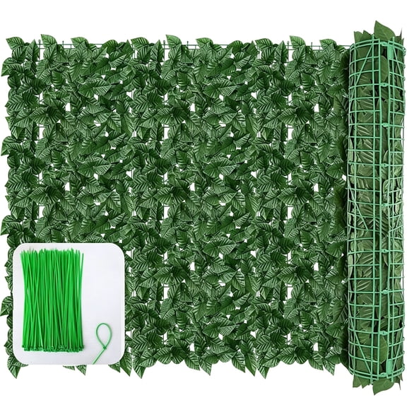 RLESO 120X40Inch Artificial Ivy Privacy Fence Wall Screen,Faux Greenery Backdrop Ivy Vine Leaf Hedges Fence Panels for Patio,Balcony,Garden,Backyard Indoor Outdoor Decor
