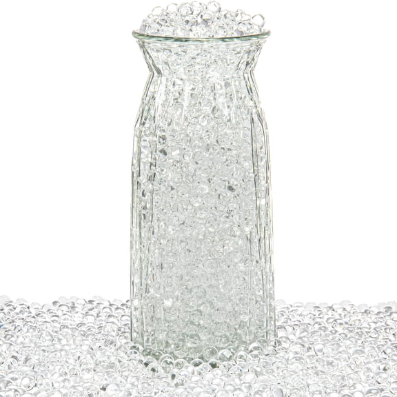 RLESO 16000 Pieces Water Gel Jelly Beads, Vase Filler Beads, Non Toxic Water Beads for Soilless Planting, Wedding Centerpiece, Floral Arrangement, Vase Filler (Mix Colors)