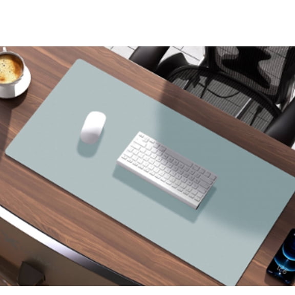 RLESO 2026 New Desk Mat Non-Glare Diffuse Reflection Mouse Mat Eco-Friendly Cork Material Gaming Mouse Pad Blue for Office Gaming Work Study Computer Use Home Desk Organization.