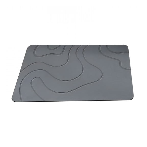 RLESO 2026 New Diatomite Bath Stone Mat Fast Drying -Shower Stone Bath Mat Super Absorbent Non-Slip Shower Mat for Bathroom Kitchen,Multi-Use As Pet Water Food Mat,Versatile Easy Clean,15.76X23.62In